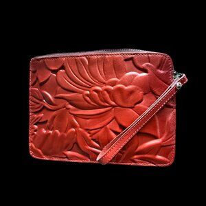 Patricia Nash Cassini Leather Wristlet